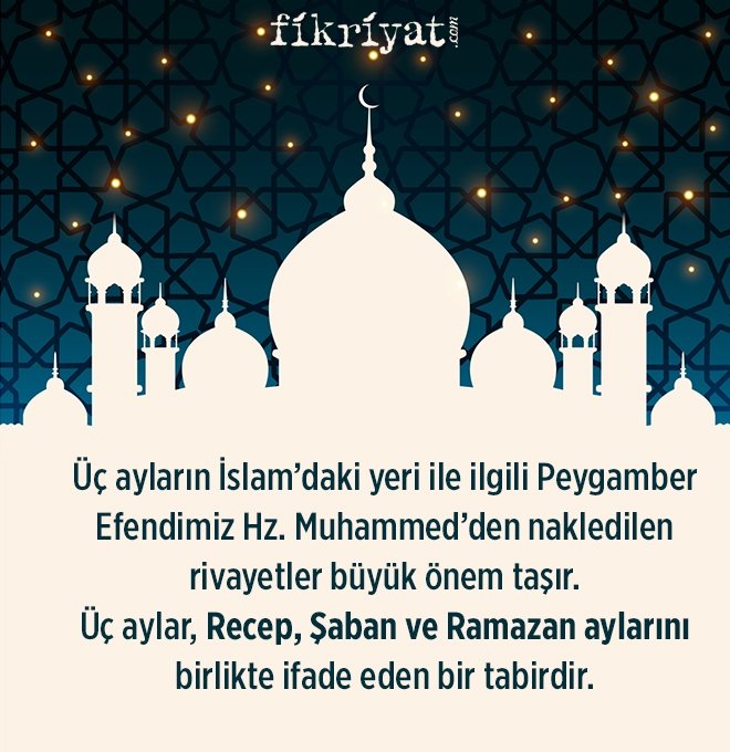 ÜÇ AYLARIN İSLAM’DAKİ YERİ NEDİR?