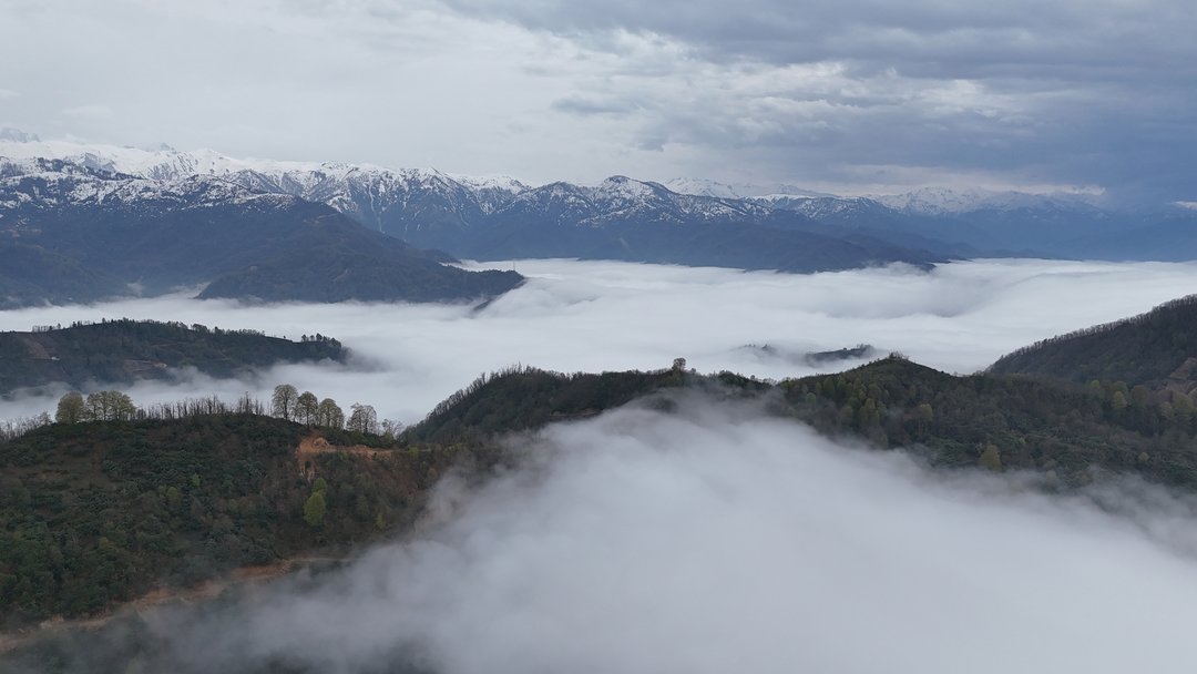 RİZE’NİN YÜKSEK KESİMLERİNDE ’BULUT DENİZİ’