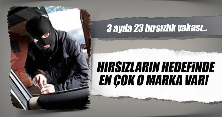 En çok mercedes çalınıyor