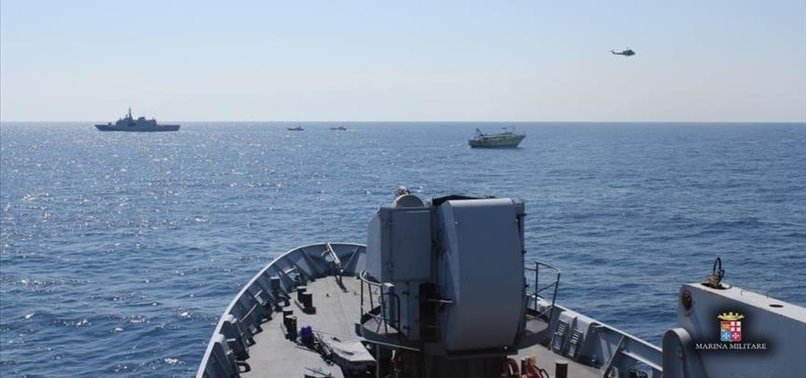 ITALY WARSHIP PULLS ANCHOR FROM LIBYA AFTER 5-DAY VISIT