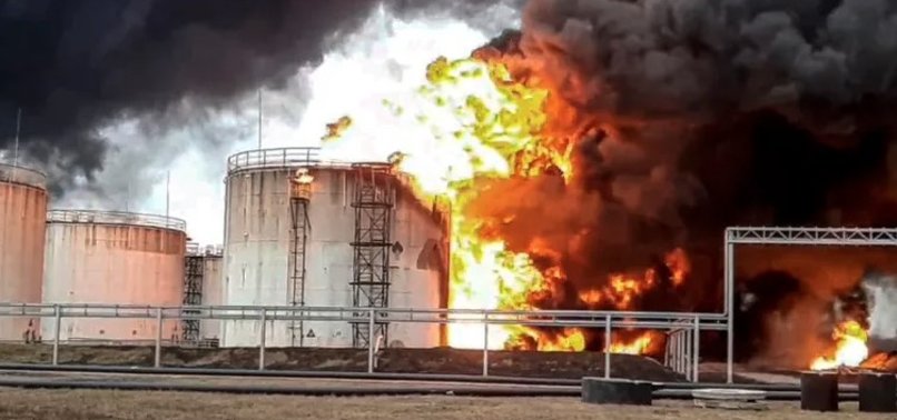 FUEL DEPOT ON FIRE IN RUSSIAN CITY OF VORONEZH: GOVERNOR