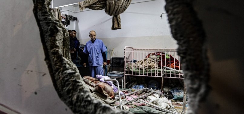 GAZA HEALTH SAYS ISRAELI ARMY BLOCKS ENTRY OF UN AID CONVOY TO NASSER HOSPITAL