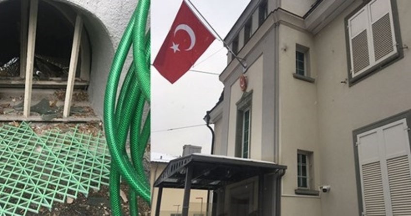 Türkiye’nin Zürih Başkonsolosluğuna yanıcı maddelerle saldırı meydana geldi