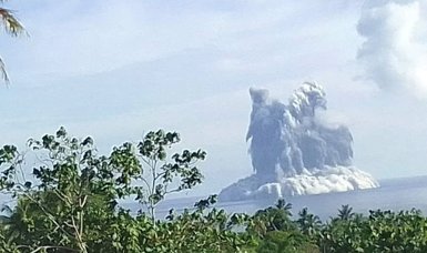 Underwater volcano erupts in South Pacific Ocean