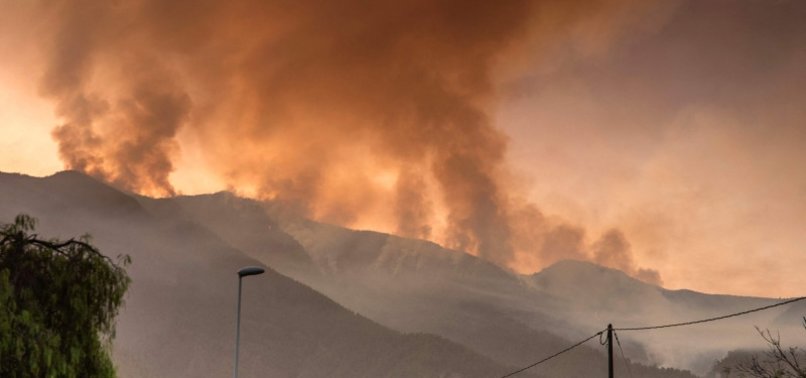 SPAIN BATTLES OUT OF CONTROL WILDFIRE ON TENERIFE