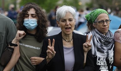 U.S. Green Party presidential candidate Stein detained at pro-Palestinian rally