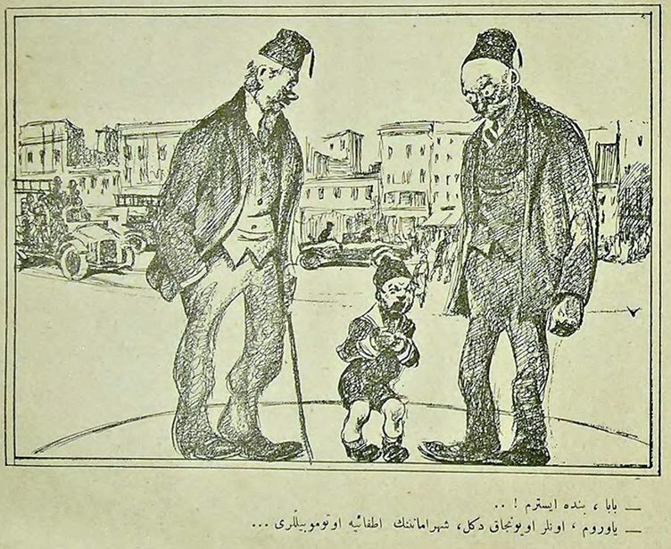 100 yıllık karikatürlerle: