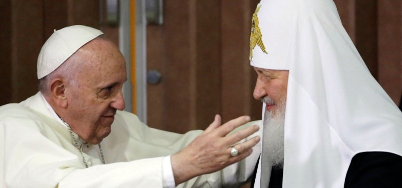 MOSCOWS PATRIARCH KIRILL CONGRATULATES POPE, WELCOMES DIALOGUE