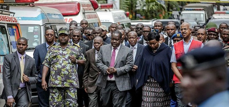 KENYAN PRESIDENT SAYS 14 KILLED IN HOTEL ATTACK