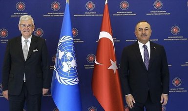 Turkish FM Çavuşoğlu meets UN General Assembly head Bozkır in Ankara