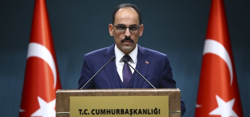 TURKEY WONT ALLOW HISTORICAL FACTS OF 1915 EVENTS TO BE MANIPULATED: PRESIDENTIAL SPOX