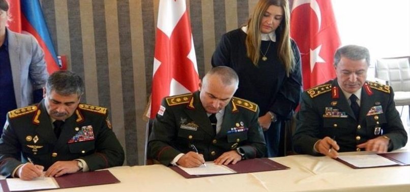 TURKEY SIGNS DEFENSE DEAL WITH GEORGIA, AZERBAIJAN