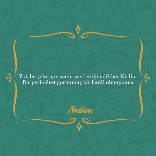 Divan şairlerinden en güzel beyitler