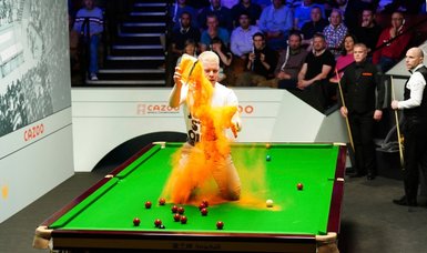 Climate protesters disrupt Snooker Championship matches in UK