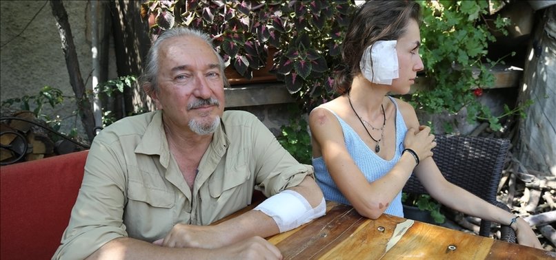 ITALIAN TOURISTS ATTACKED BY STRAY DOGS DURING MORNING WALK IN TURKISH VALLEY