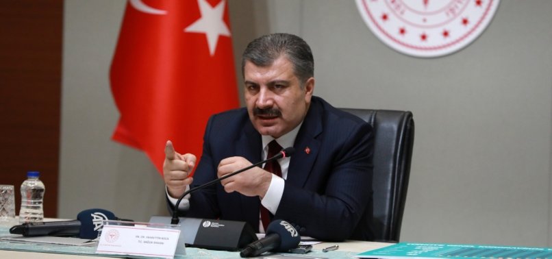 TURKEYS CORONAVIRUS DEATH TOLL INCREASES BY 37 TO 168 - HEALTH MINISTER