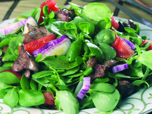 Kırmızı Soğanlı Semizotu Salatası
