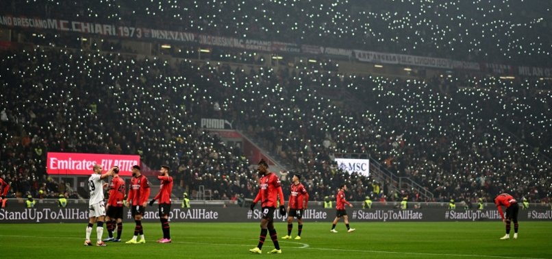 MILAN DISPLAY MARTIN LUTHER KING QUOTE IN RACISM PROTEST