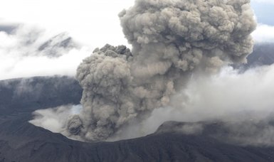 Volcano on Japan's western major island of Kyushu erupts