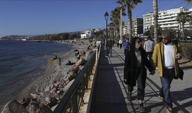Greece felt its hottest winter on record