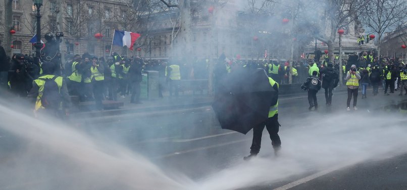 FRENCH YELLOW VESTS MARCH THROUGH PARIS TO DENOUNCE POLICE VIOLENCE