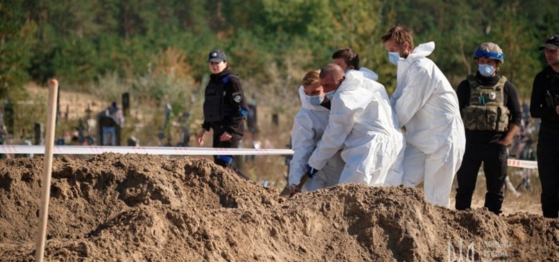 ANOTHER MASS GRAVE DISCOVERED IN LIBERATED LYMAN - GOVERNOR
