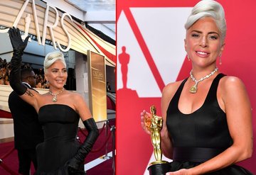 91. Oscar Törenine Lady Gaganın 30 milyon dolarlık kolyesiyle damgasını vurdu