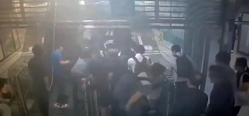 ESCALATOR PACKED WITH RIDERS SUDDENLY REVERSES, INJURING 14 AT BUSY SOUTH KOREAN SUBWAY STATION,