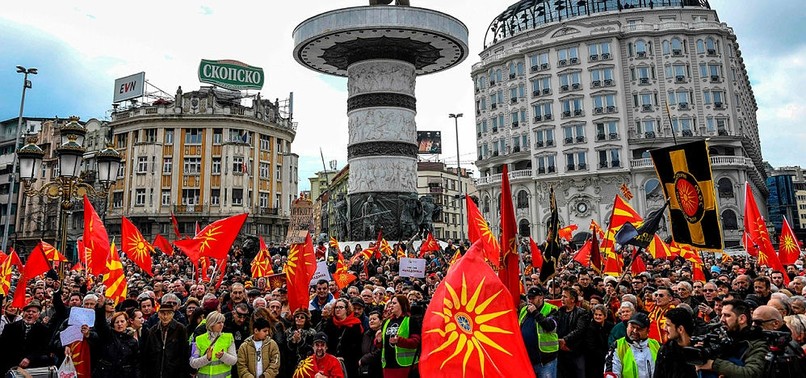 THOUSANDS OF MACEDONIANS PROTEST NAME DEAL WITH GREECE