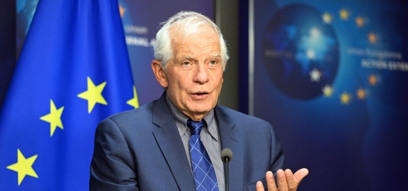 EU's Borrell, in Kyiv, says bloc is preparing long-term security pledges