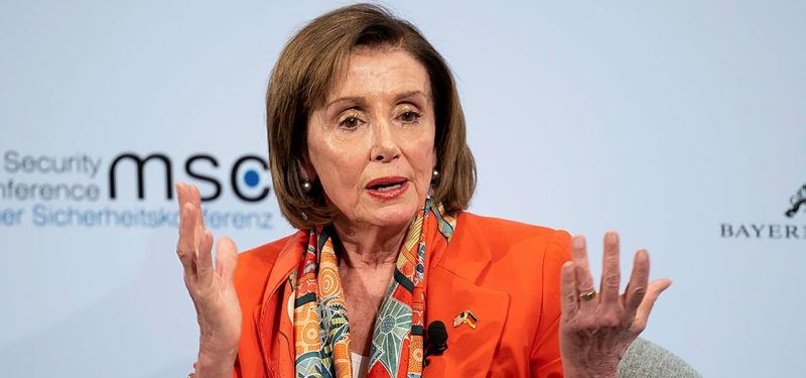 US PELOSI SPEAKS LIKE TRUMP IN EUROPE, SLAMS HUAWEI