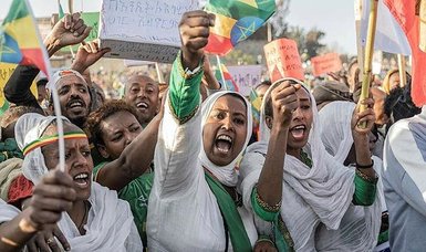Thousands demonstrate in Ethiopia against foreign interference
