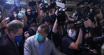 Hong Kong releases media tycoon, others on bail