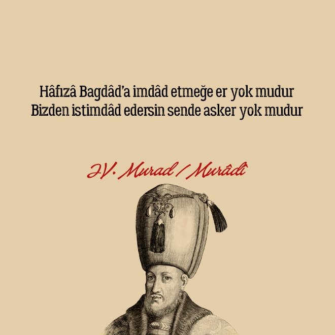 IV. Murad şiirleri