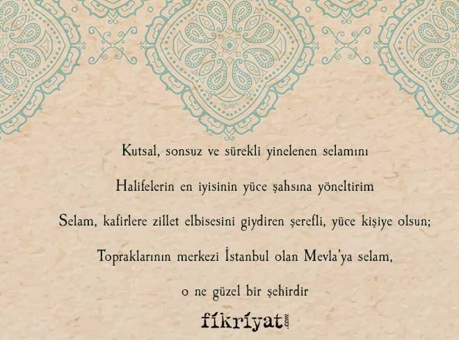 II. BAYEZİD’E YAZILAN KASİDE