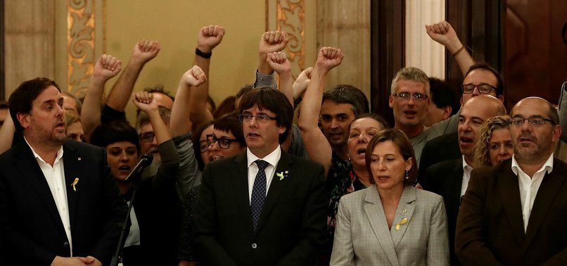 CATALAN PARLIAMENT DECLARES INDEPENDENCE FROM SPAIN