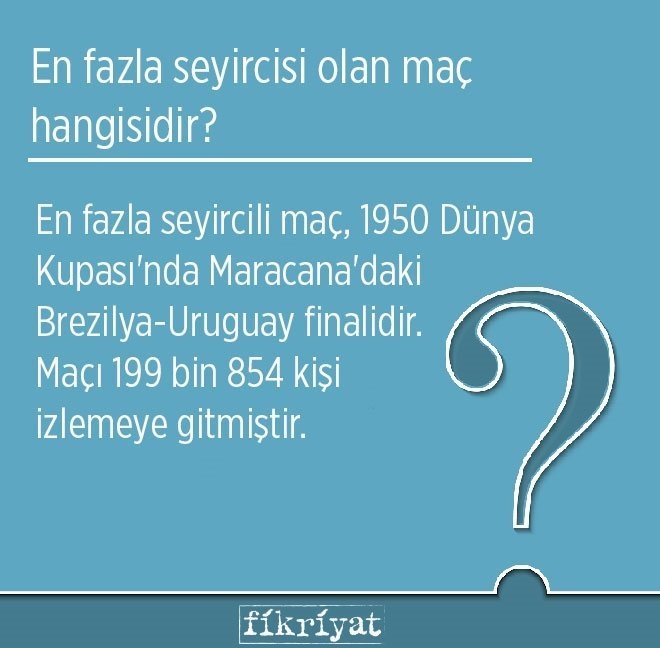 En fazla seyircisi olan maç hangisidir?