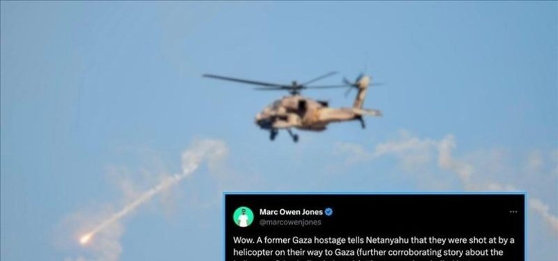 LEAKED AUDIO REVEALS ISRAELI ARMY HELICOPTER FIRED ON ISRAELI HOSTAGES ON OCT. 7