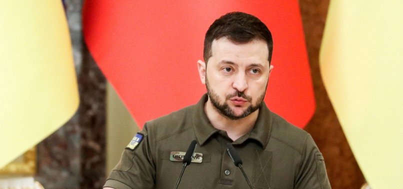 ZELENSKY CHARGES RUSSIA WITH DELIBERATELY TARGETING OIL REFINERIES AND FACTORIES IN UKRAINE