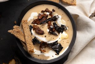 Porçini ve Sarıkız Mantarlı Çorba