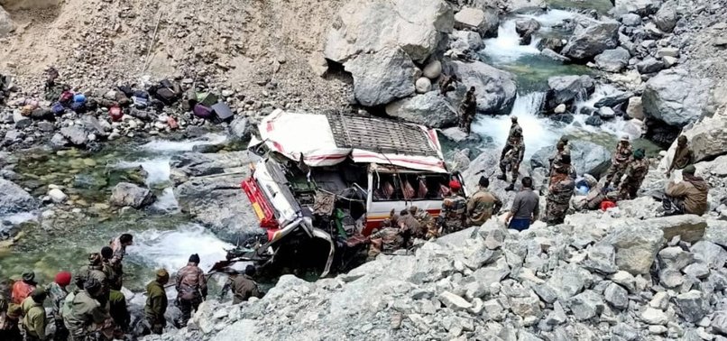 SEVERAL INDIAN TROOPS KILLED IN ROAD ACCIDENT IN LADAKH REGION