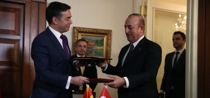 TURKEY SUPPORTS MACEDONIA IN NAME DISPUTE, FM ÇAVUŞOĞLU SAYS