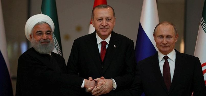 TURKEY, RUSSIA, IRAN AGREE TO EXPEDITE CONSTITUTIONAL PROCESS IN SYRIA