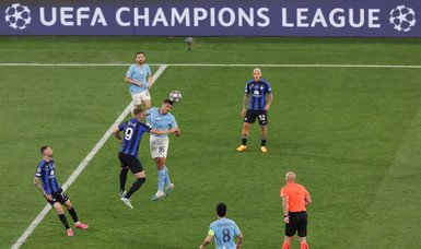 Man City and Inter goalless at halftime in Champions League final