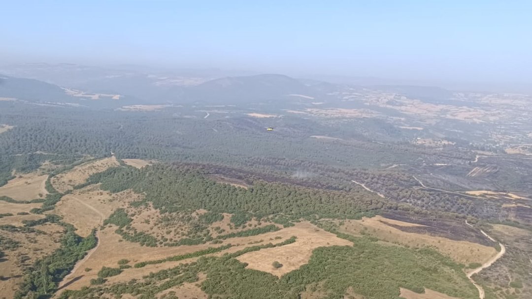 BALIKESİR’DEKİ YANGIN KONTROL ALTINDA