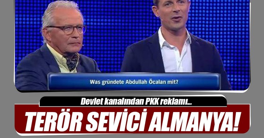 Almanya’da devlet kanalından PKK reklamı