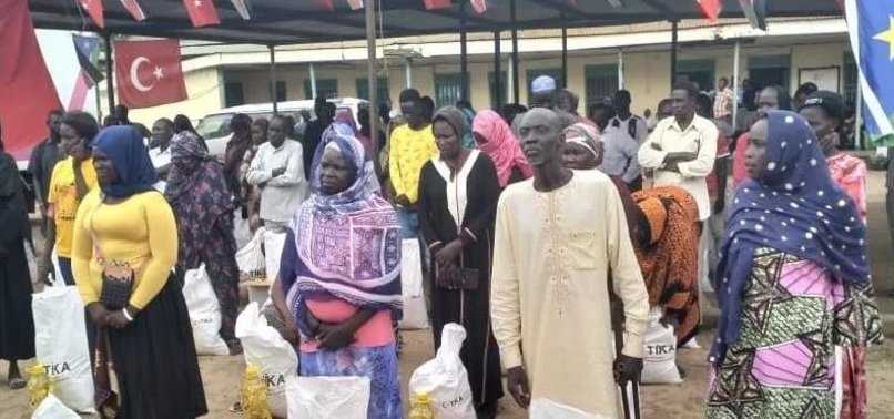 TURKISH EMBASSY DISTRIBUTES FOOD AID AMONG VULNERABLE MUSLIMS IN SOUTH SUDAN