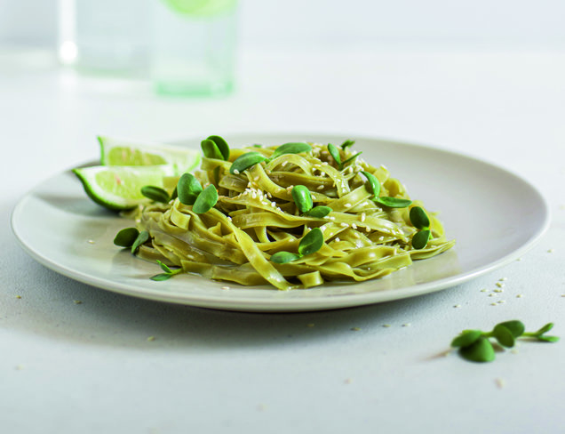 Semizotlu Yeşil Makarna