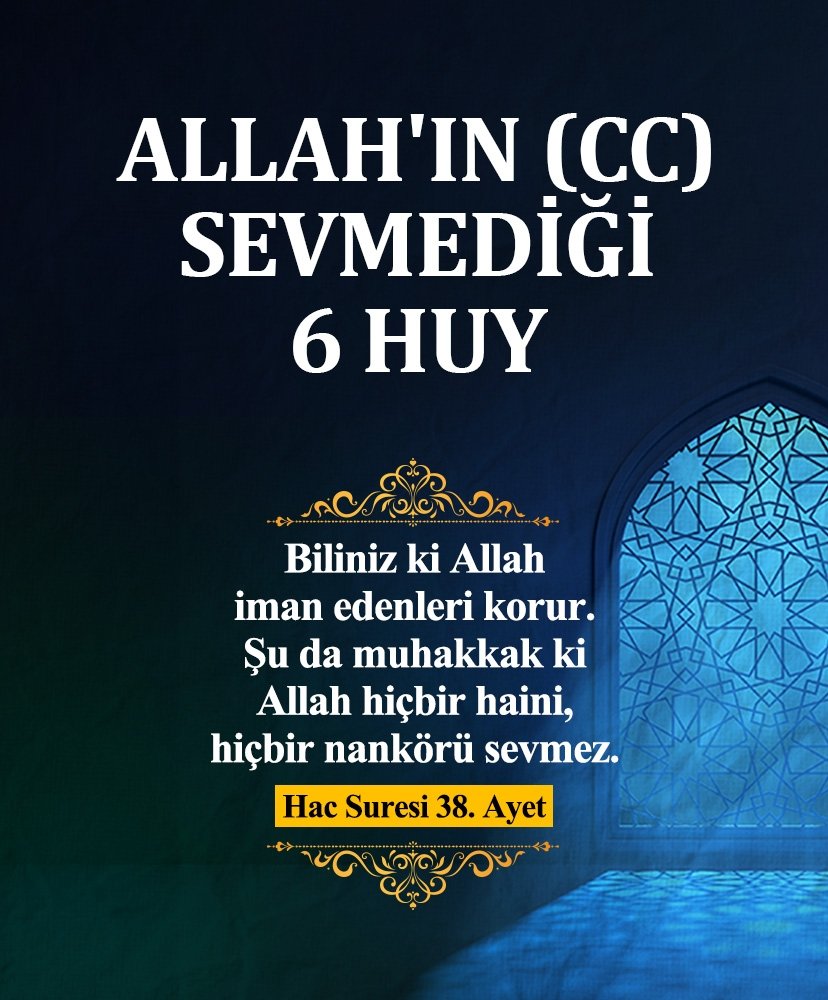 Allah’ın CC sevmediği 6 huy