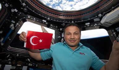 Turkish space traveler does last scientific experiment on International Space Station